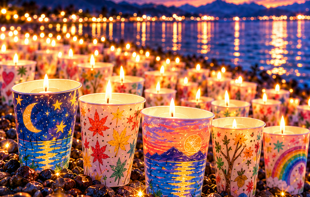 子どもたちの手作りキャンドルでつくるCandle Night☆
